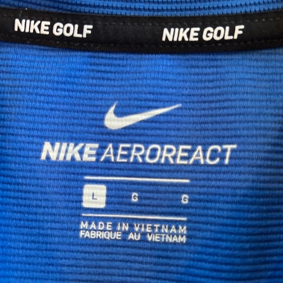 Nike Golf AeroReact Men’s Tab Front Polo Size L - Picture 4 of 7